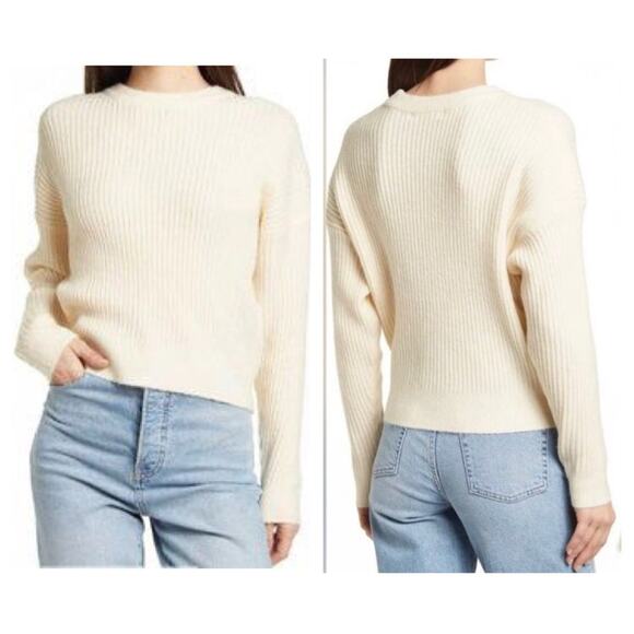 Elodie Sweaters - Elodie - NWT Crewneck Ribbed Sweater
